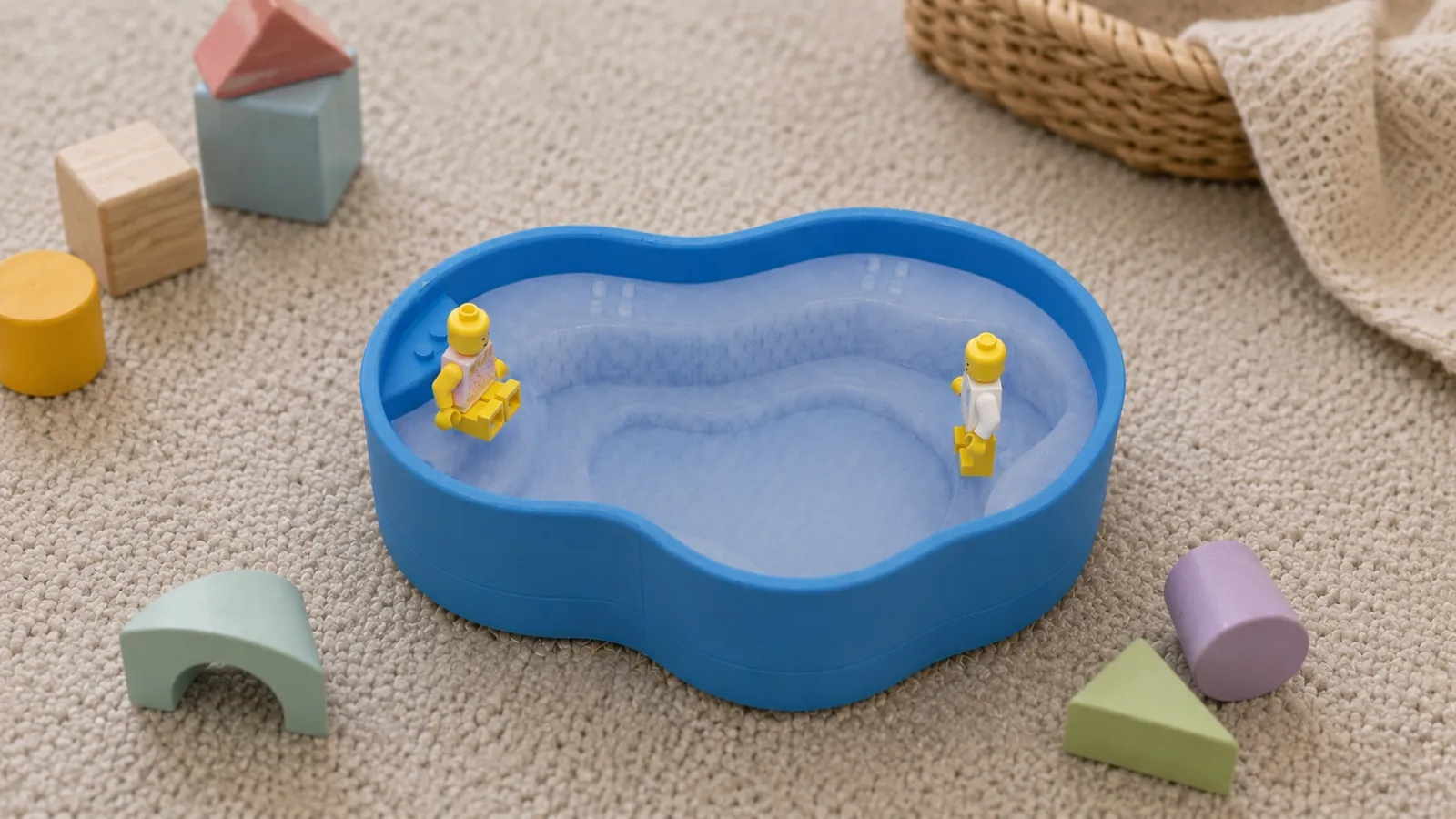 Spielzeug Schwimmbecken für Figuren