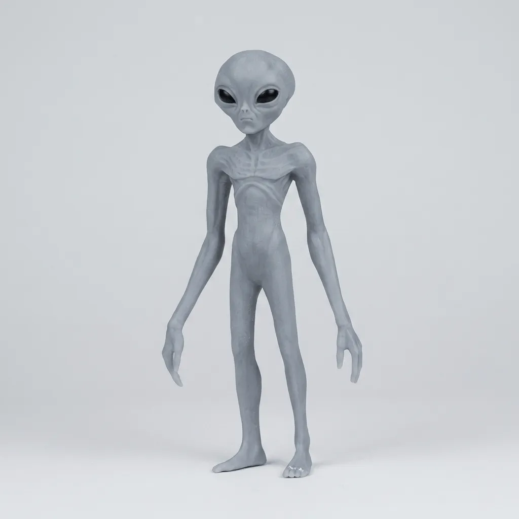 Science Fiction Wesen Figur