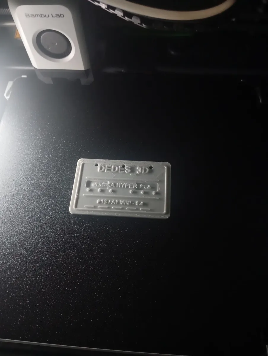 PLA Testmodell für Material und Druckprofile