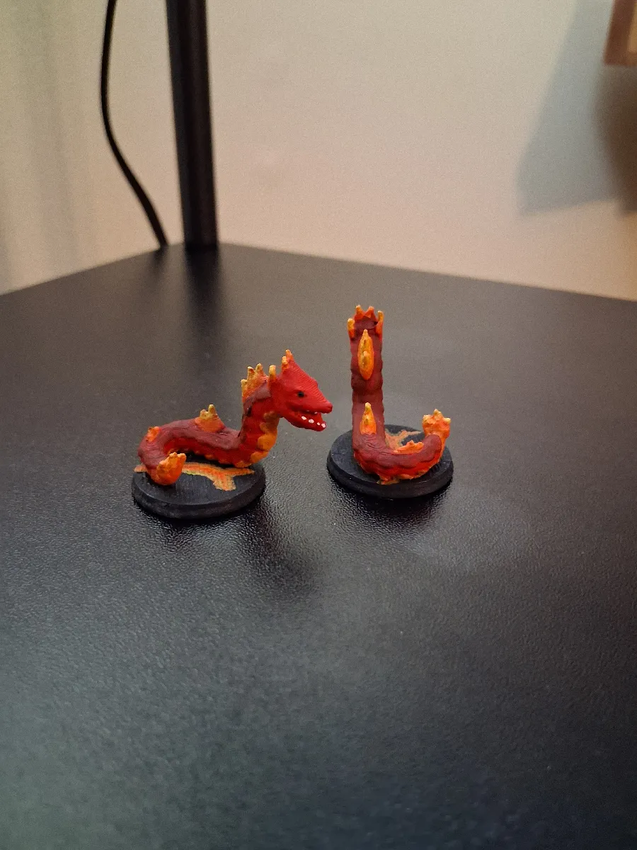 Fantasy Schlangenwesen Miniatur