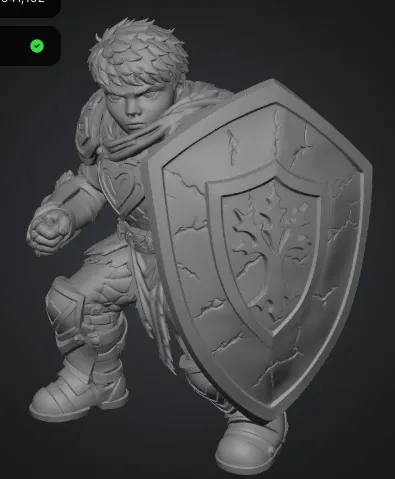 Dekorative Figurenminiatur Charaktermodell