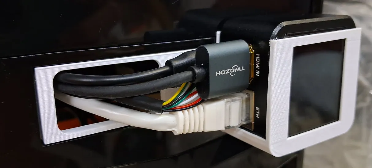 Einbaurahmen für KVM Luckfox PicoKVM 3.5