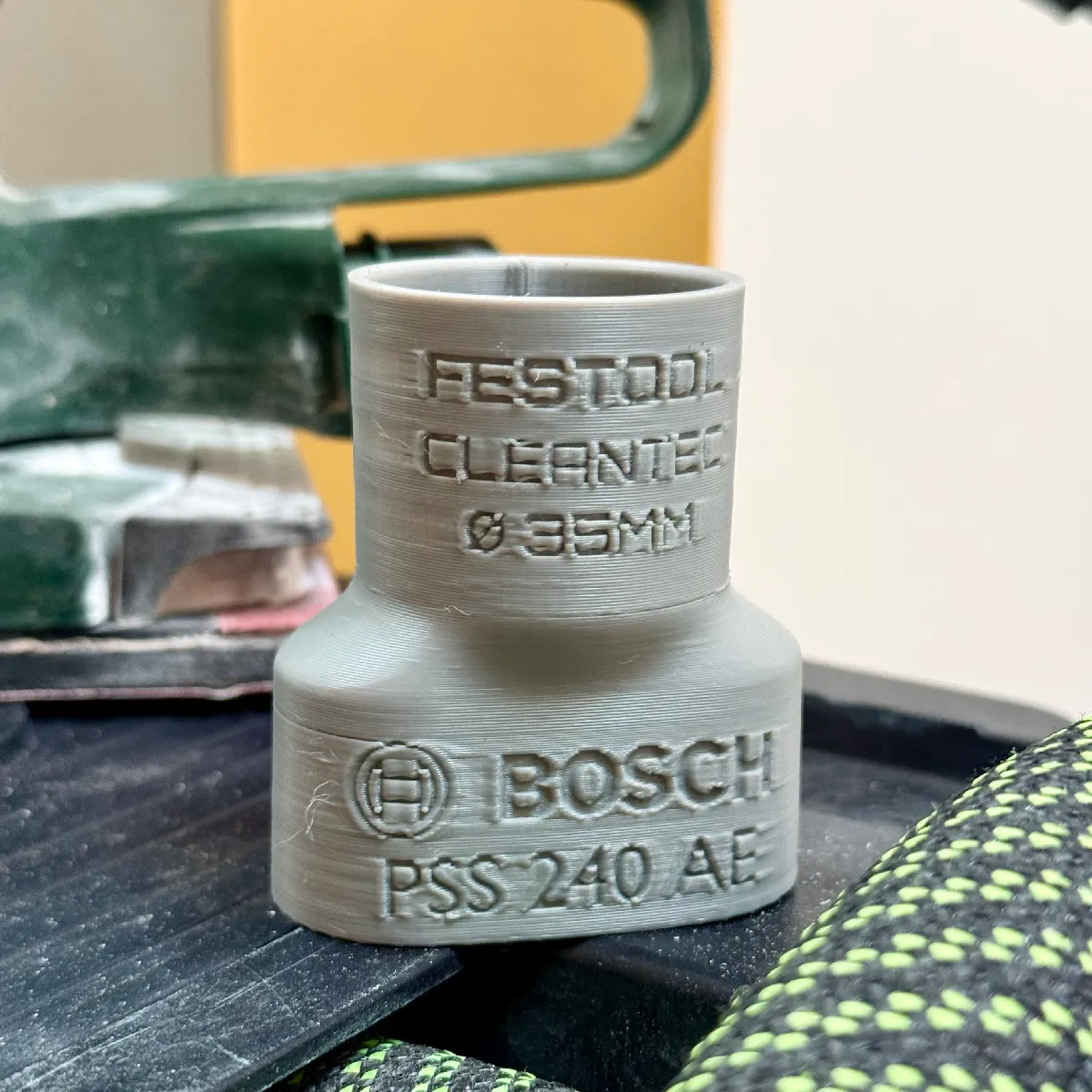 Absaugadapter für Schleifgeräte