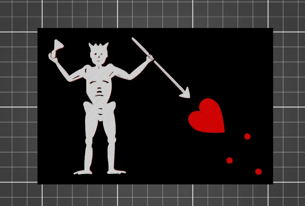Piratenflagge Dekoration