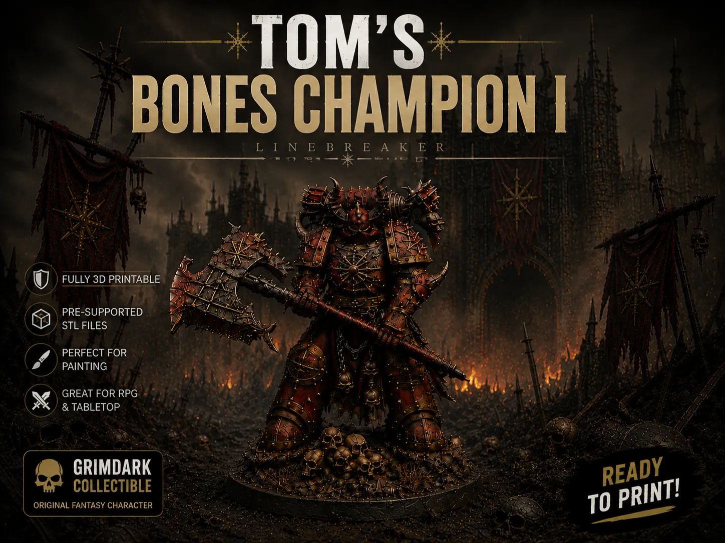 Fantasy Miniatur Champion Figur