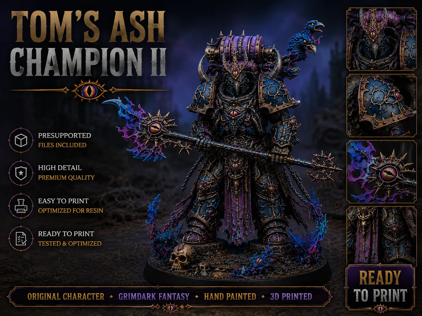 Fantasy Miniatur mit Mystischem Design