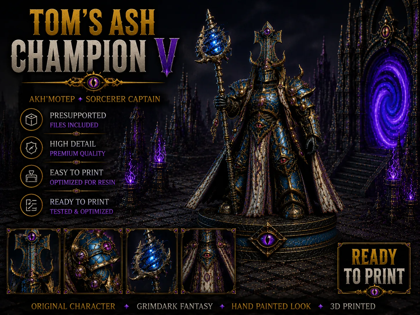 Fantasy Sammlerfigur Mystischer Champion