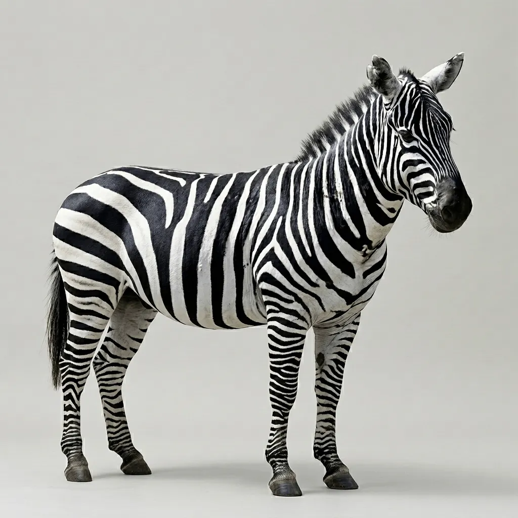 Zebra Kunstmodell