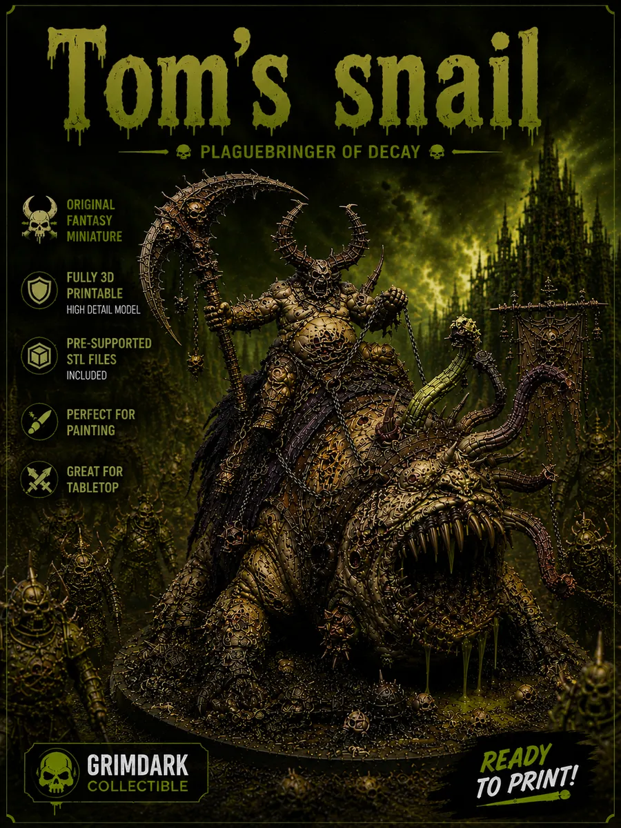 Fantasy Kreaturen Miniatur Schnecke