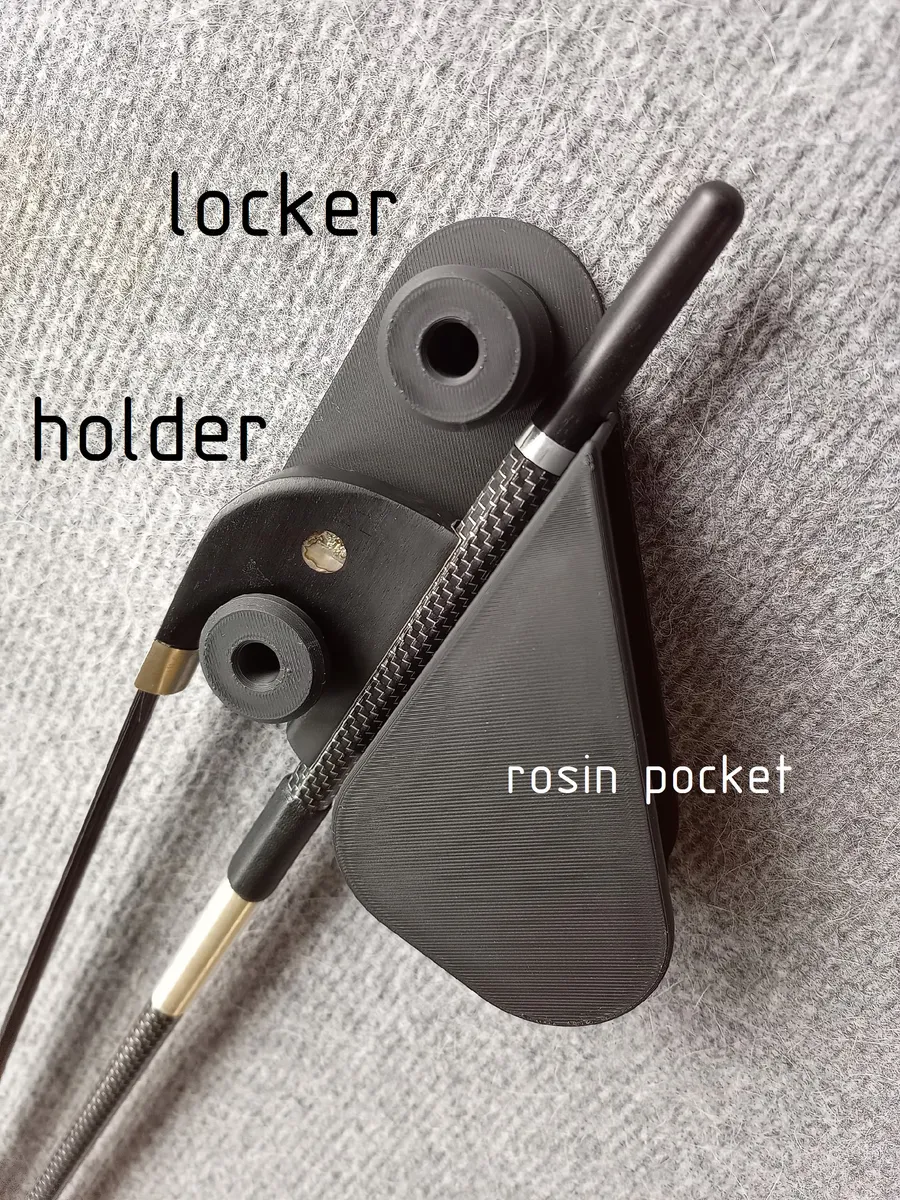 Bogenhalter für Kontrabassbogen