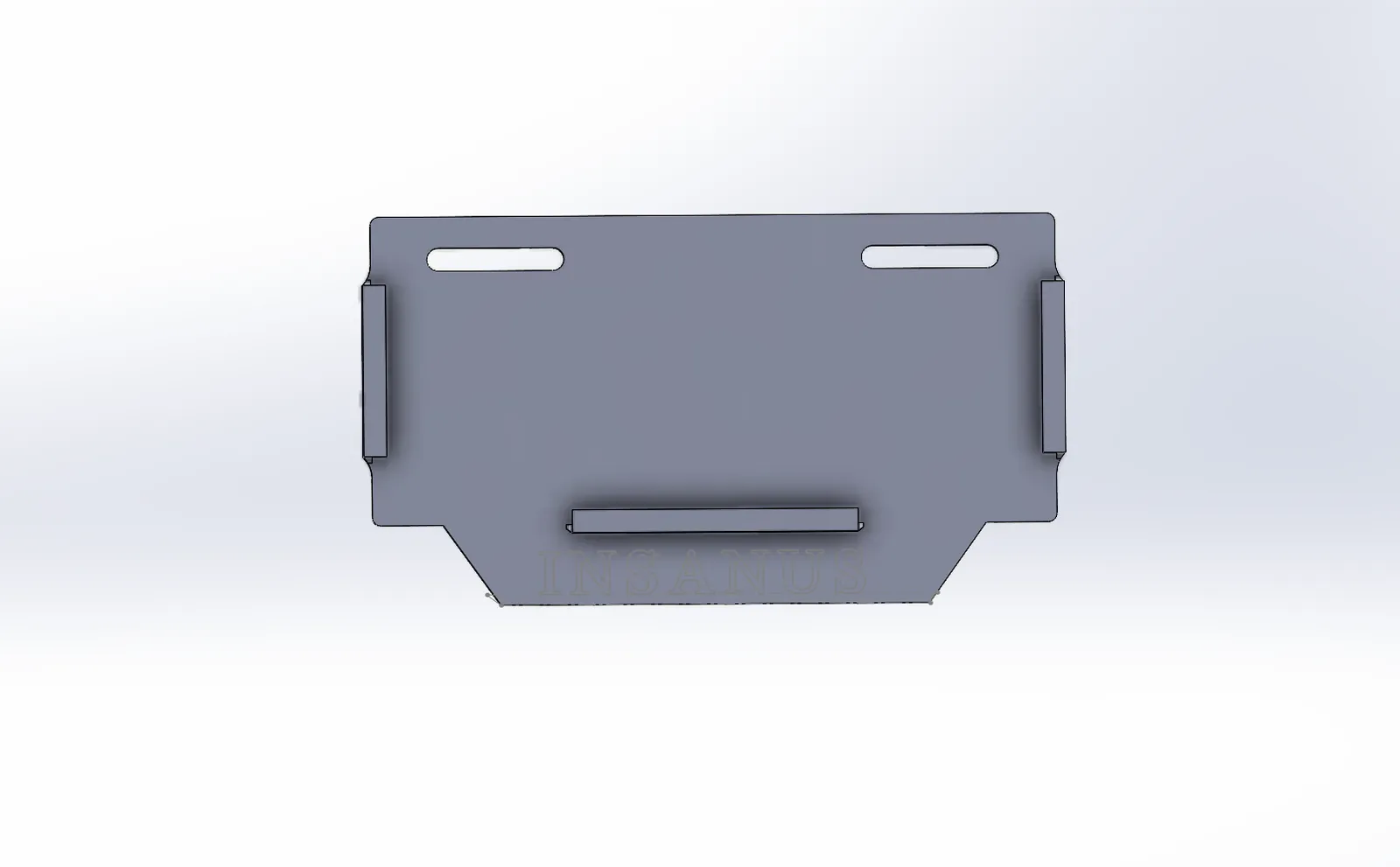 Kennzeichenhalter Schutzplatte