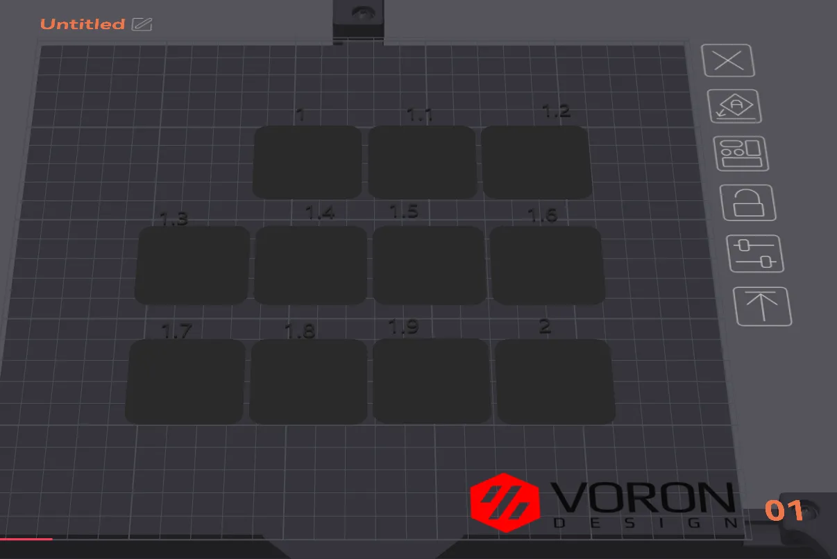 Kalibrierungsmodell für 3D Druck