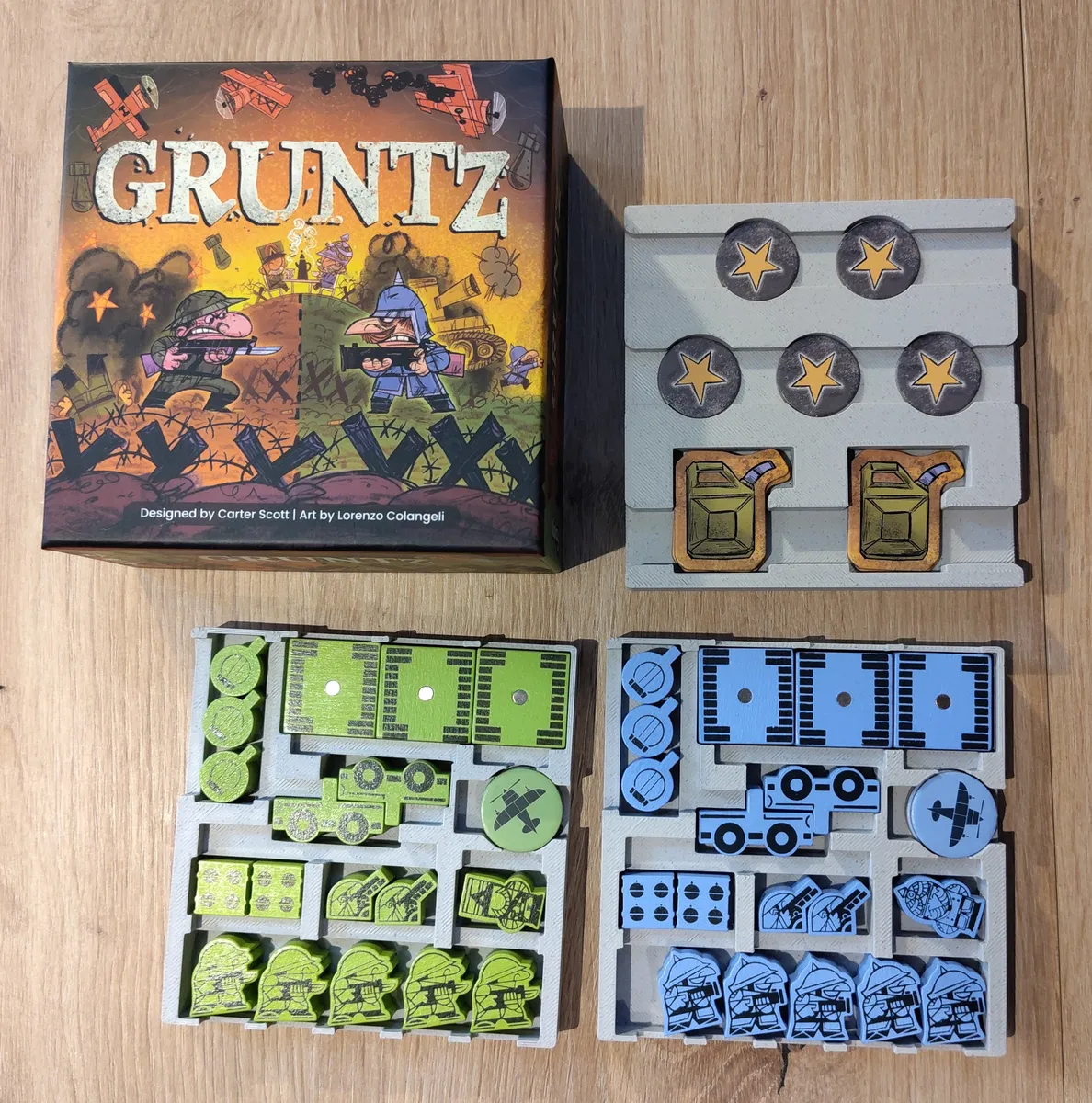 Gruntz Brettspiel Organizer Einsatz