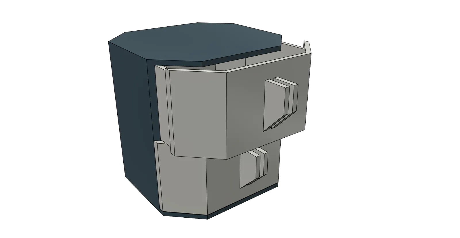 Modularer Mini-Schubladen-Organizer