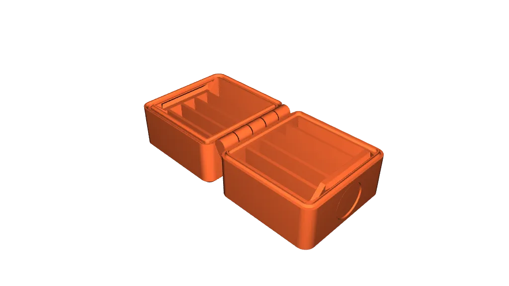CR2032 Box for 5 Cells – Print-in-Place - image2 CR2032 Box for 5 Cells – Bild 2