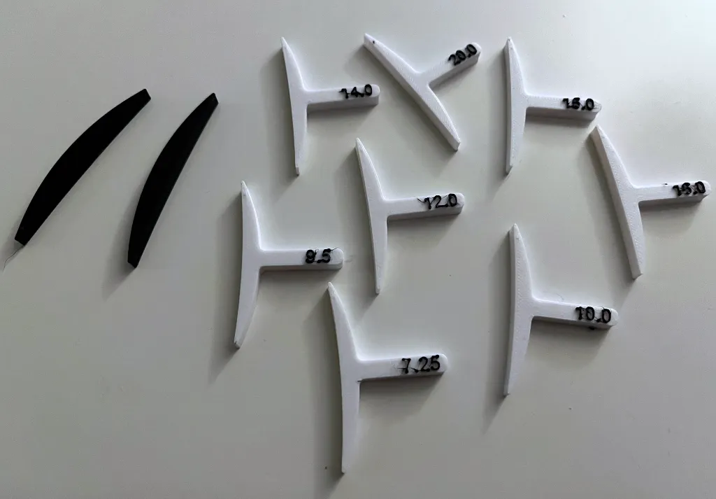 Gitarren-Griffbrettradius-Lehren Set