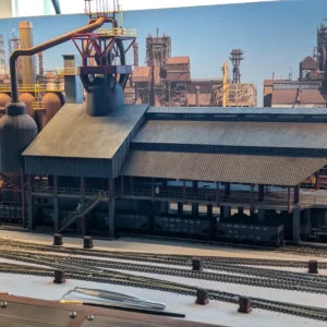 Hochofen Modellbau Bausatz | HO Scale Industrie-Modell
